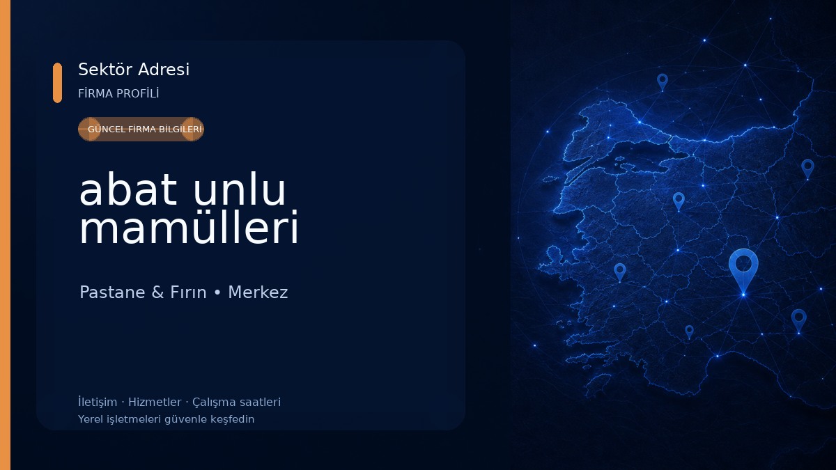 abat unlu mamülleri Pastane & Fırın