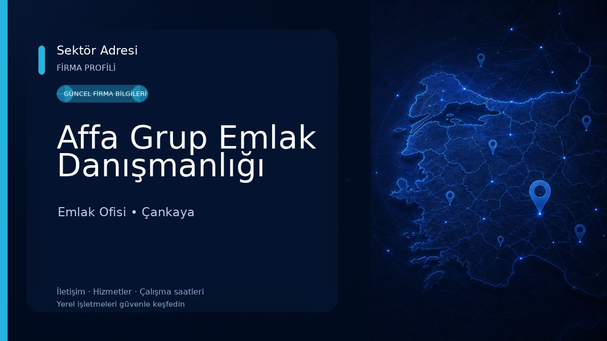 Affa Grup Emlak Danışmanlığı Emlak Ofisi
