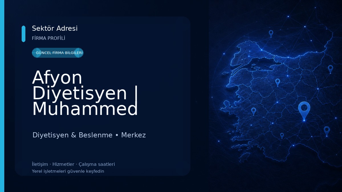 Afyon Diyetisyen | Muhammed DURSUN | Beslenme Uzmanı Diyetisyen & Beslenme