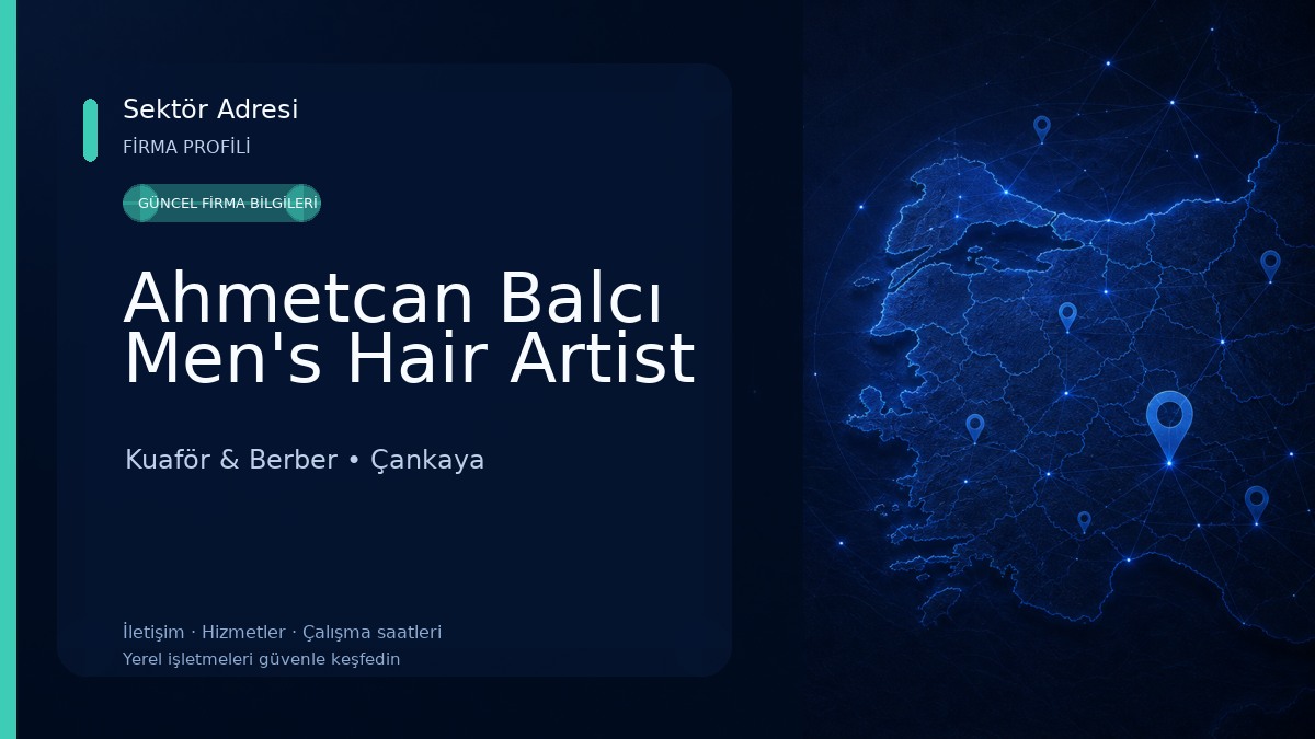 Ahmetcan Balcı Men's Hair Artist Kuaför & Berber