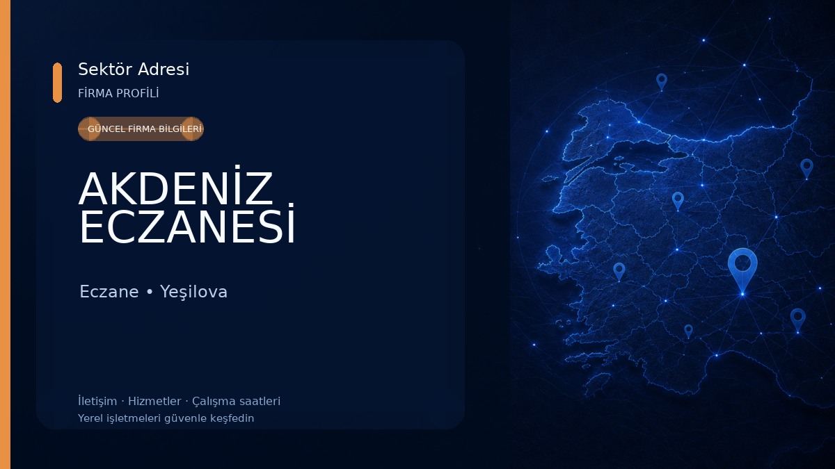 AKDENİZ ECZANESİ Eczane