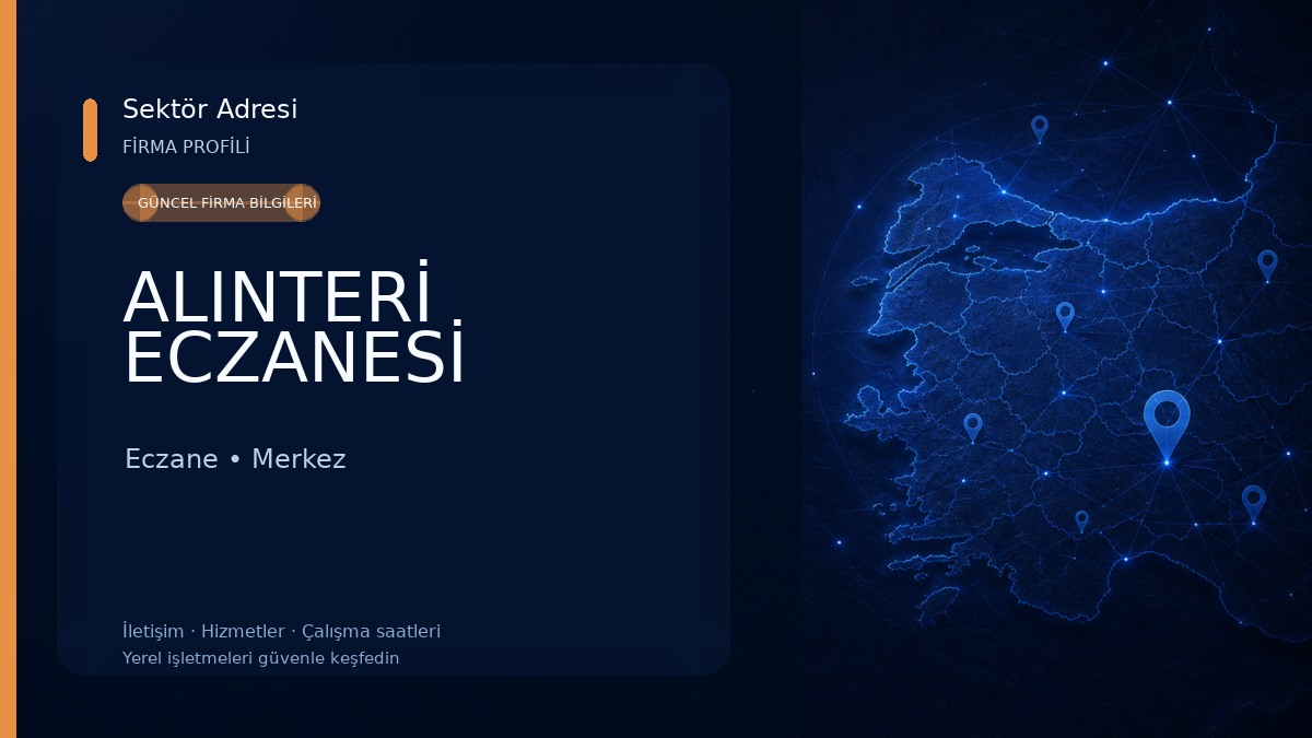 ALINTERİ ECZANESİ Eczane