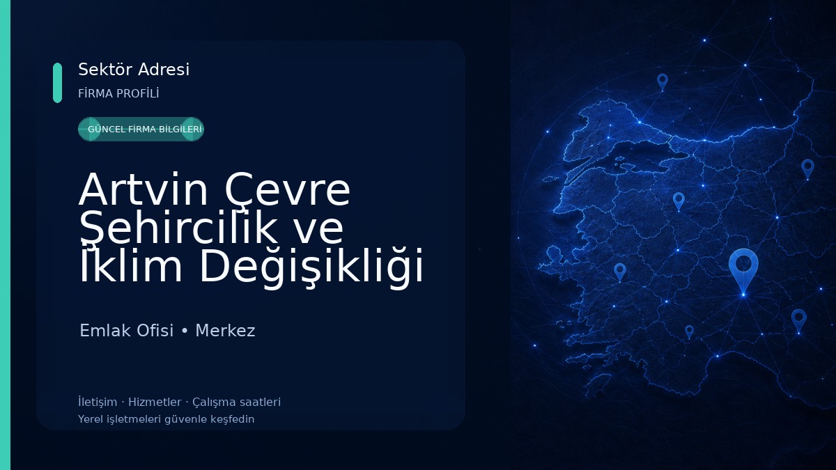 Artvin Çevre Şehircilik ve İklim Değişikliği İl Müdürlüğü Emlak Ofisi