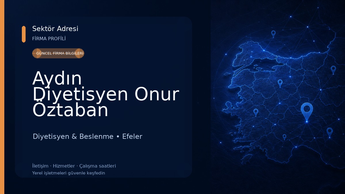 Aydın Diyetisyen Onur Öztaban Diyetisyen & Beslenme