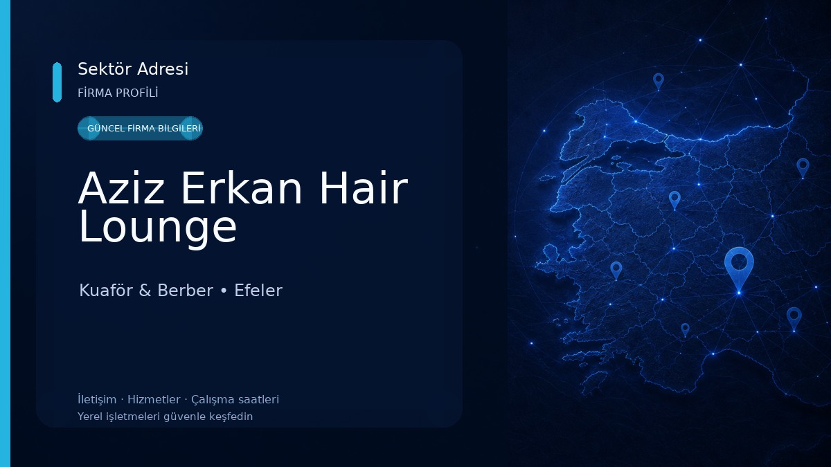 Aziz Erkan Hair Lounge Kuaför & Berber