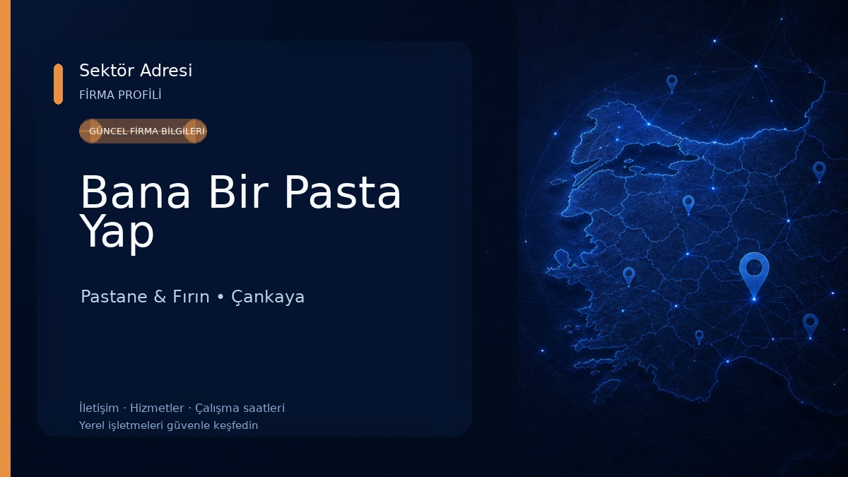 Bana Bir Pasta Yap Pastane & Fırın