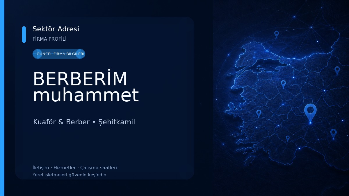 BERBERİM muhammet Kuaför & Berber