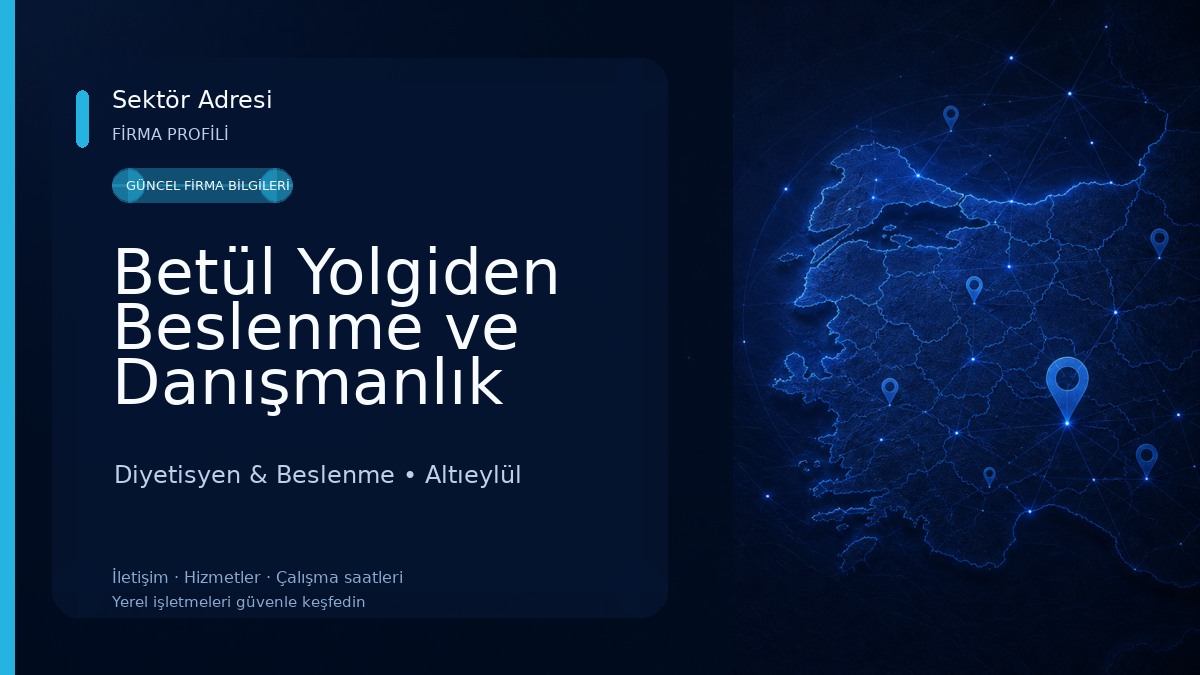 Betül Yolgiden Beslenme ve Danışmanlık 