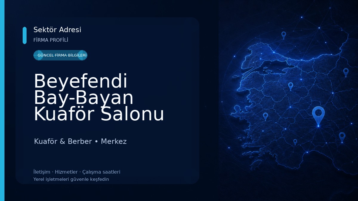 Beyefendi Bay-Bayan Kuaför Salonu Kuaför & Berber