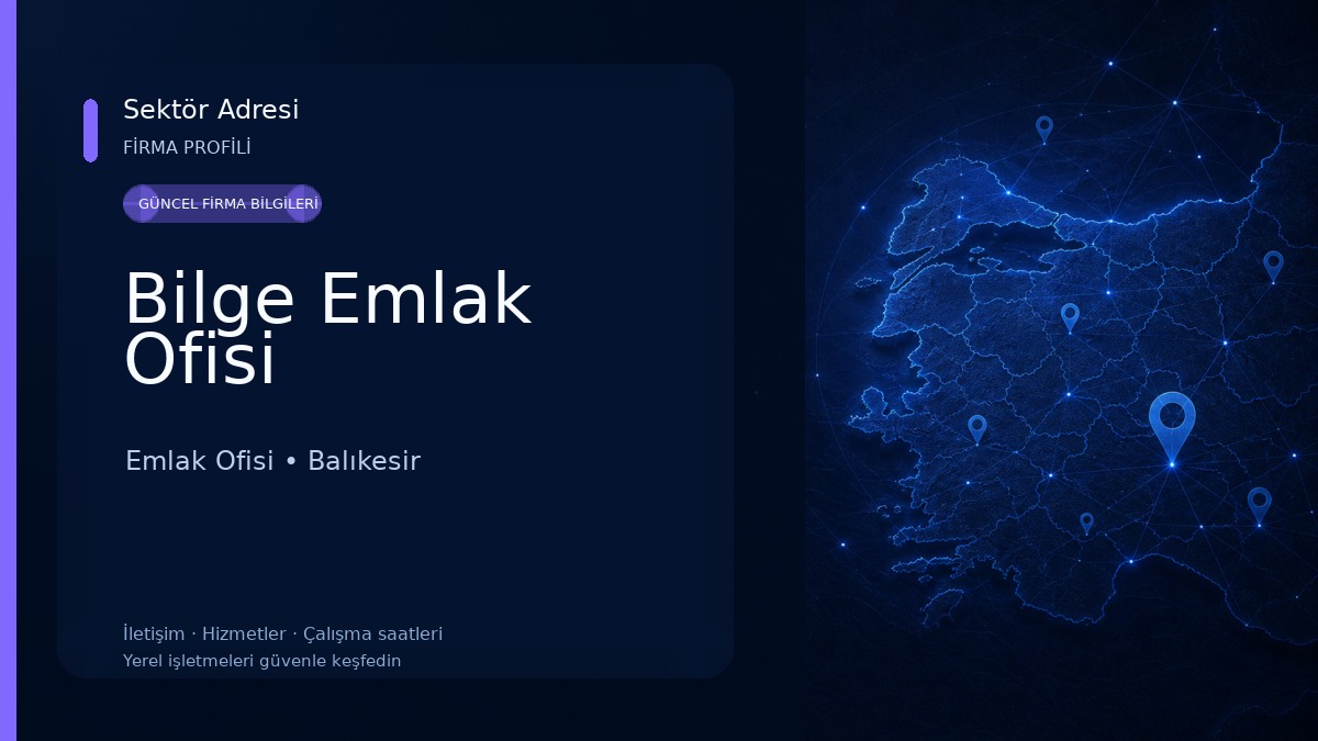 Bilge Emlak Ofisi Emlak Ofisi