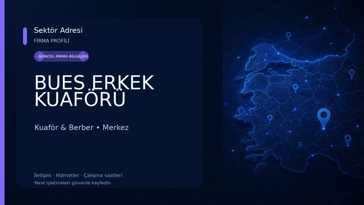 BUES ERKEK KUAFÖRÜ Kuaför & Berber