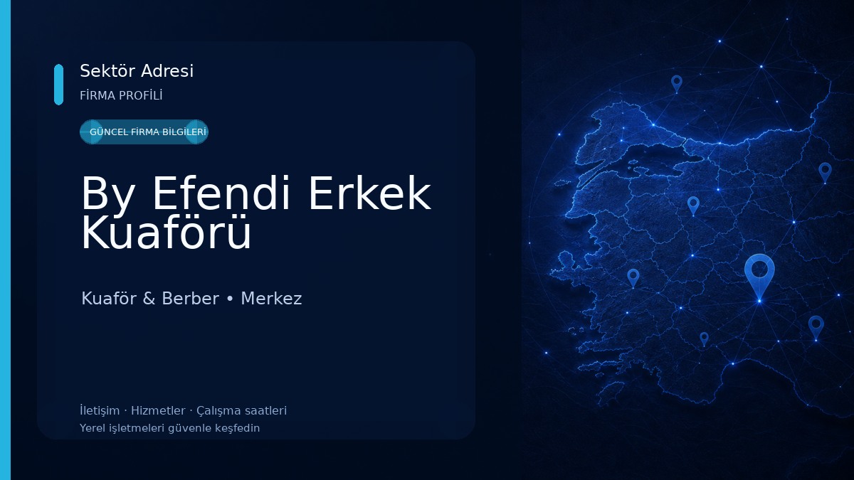 By Efendi Erkek Kuaförü Kuaför & Berber