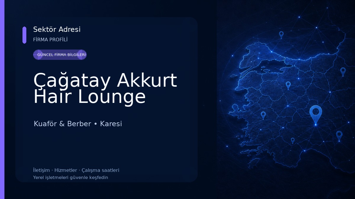 Çağatay Akkurt Hair Lounge Kuaför & Berber