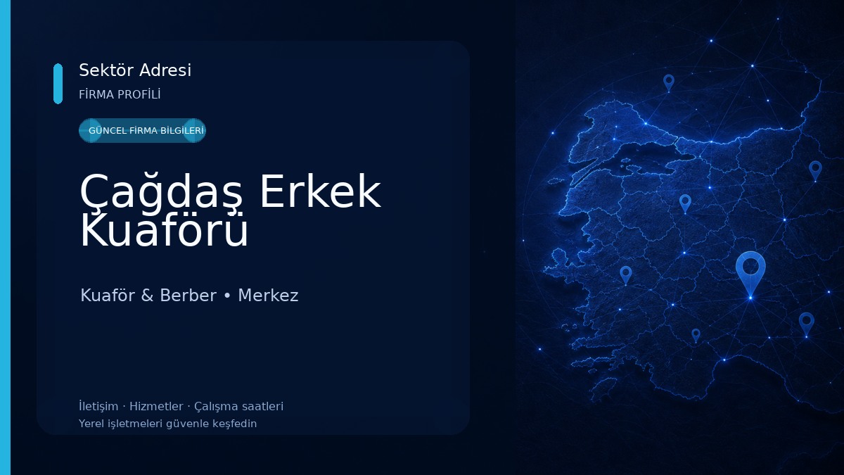 Çağdaş Erkek Kuaförü Kuaför & Berber