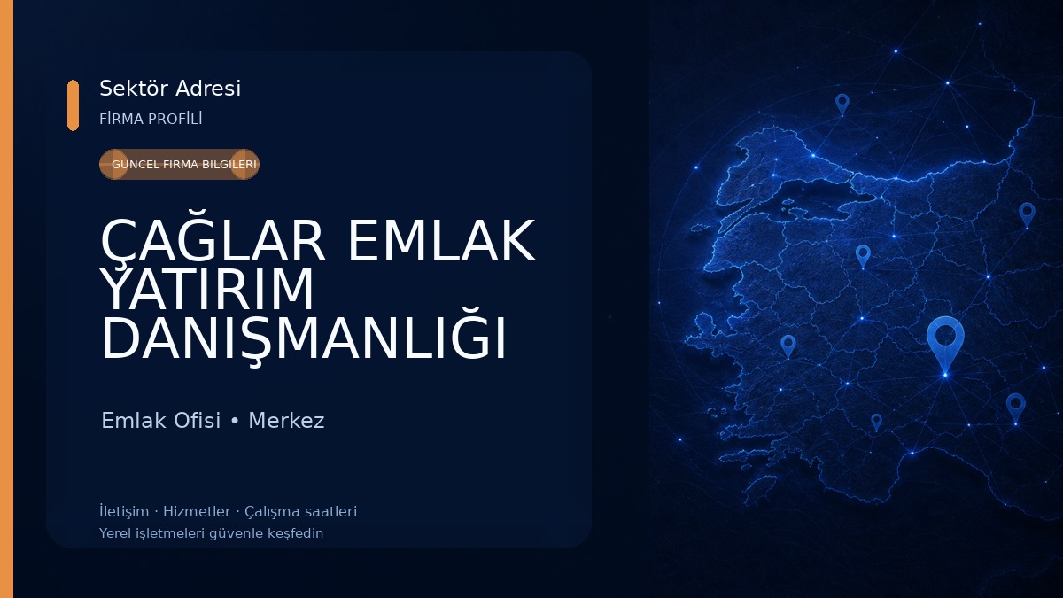ÇAĞLAR EMLAK YATIRIM DANIŞMANLIĞI ÇANAKKALE Emlak Ofisi