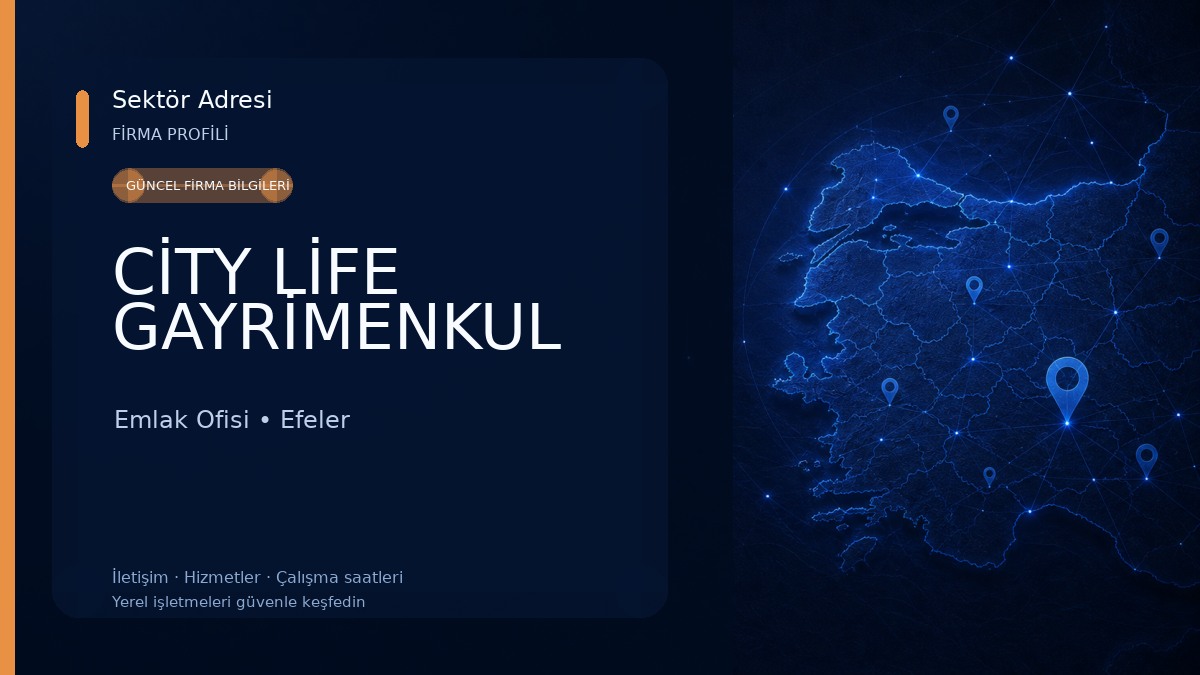 CİTY LİFE GAYRİMENKUL Emlak Ofisi
