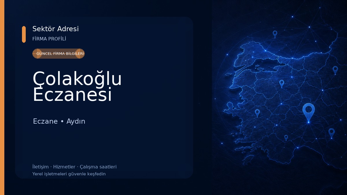 Çolakoğlu Eczanesi Eczane
