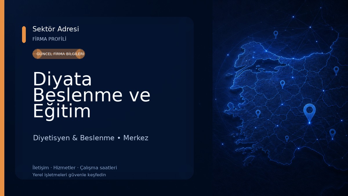 Diyata Beslenme ve Eğitim Danışmanlığı Diyetisyen Buşra Kavukçu Diyetisyen & Beslenme
