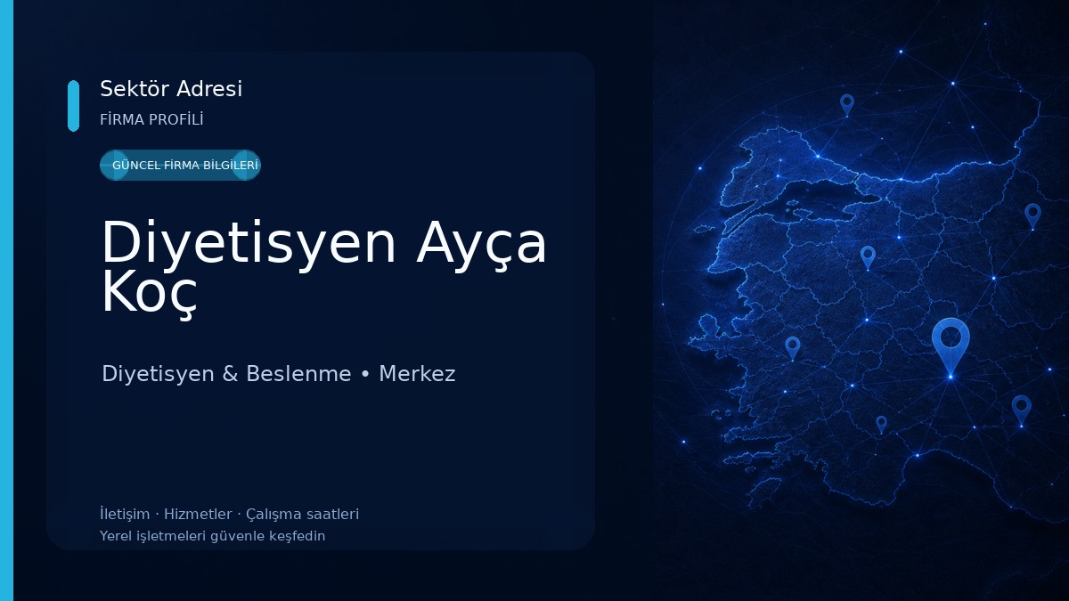 Diyetisyen Ayça Koç Diyetisyen & Beslenme