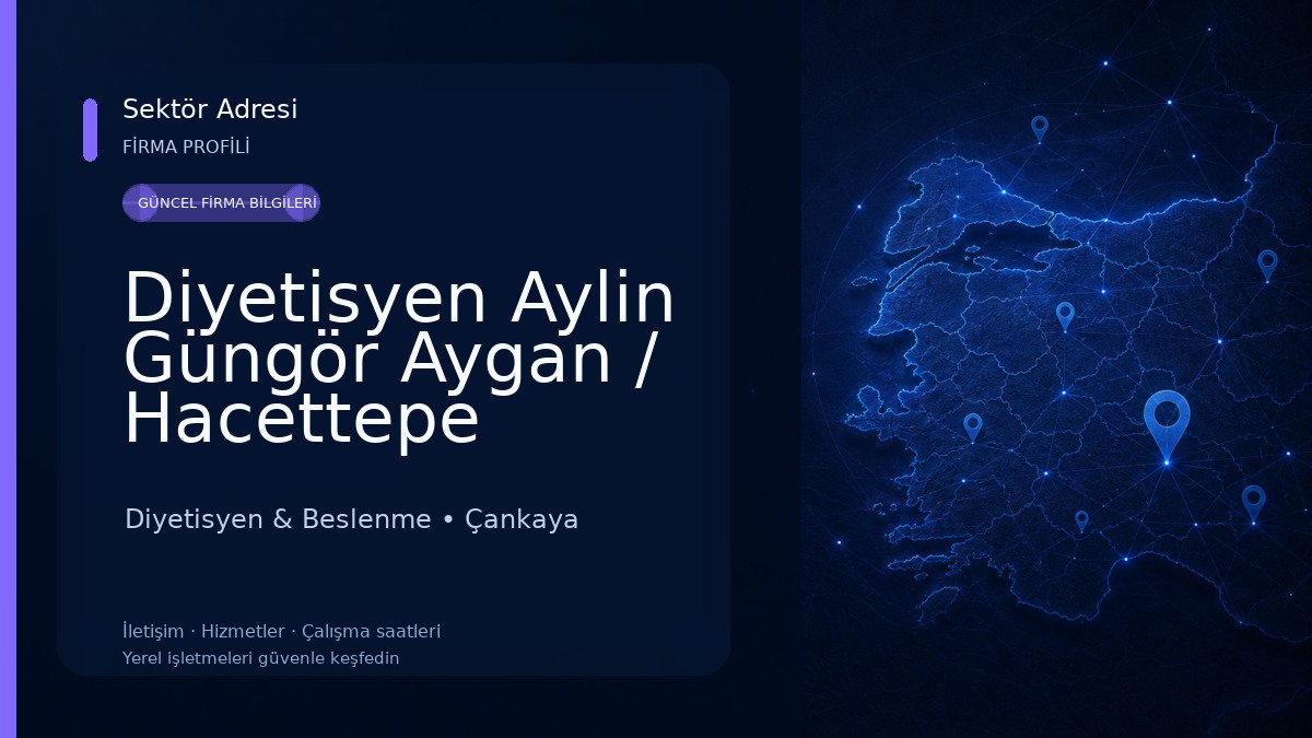 Diyetisyen Aylin Güngör Aygan / Hacettepe
