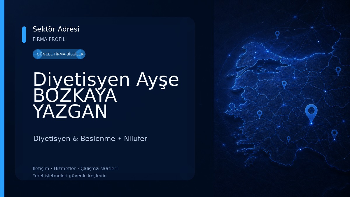 Diyetisyen Ayşe BOZKAYA YAZGAN Diyetisyen & Beslenme