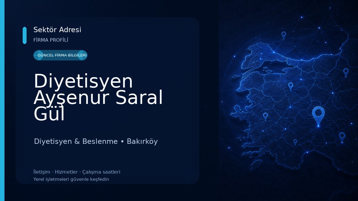 Diyetisyen Ayşenur Saral Gül Diyetisyen & Beslenme