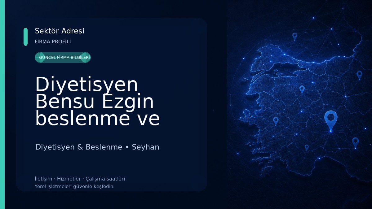Diyetisyen Bensu Ezgin beslenme ve diyet danışmanlığı merkezi Diyetisyen & Beslenme