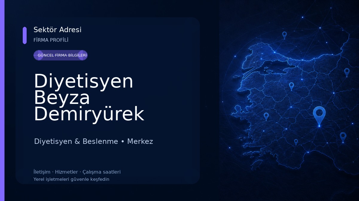 Diyetisyen Beyza Demiryürek 
