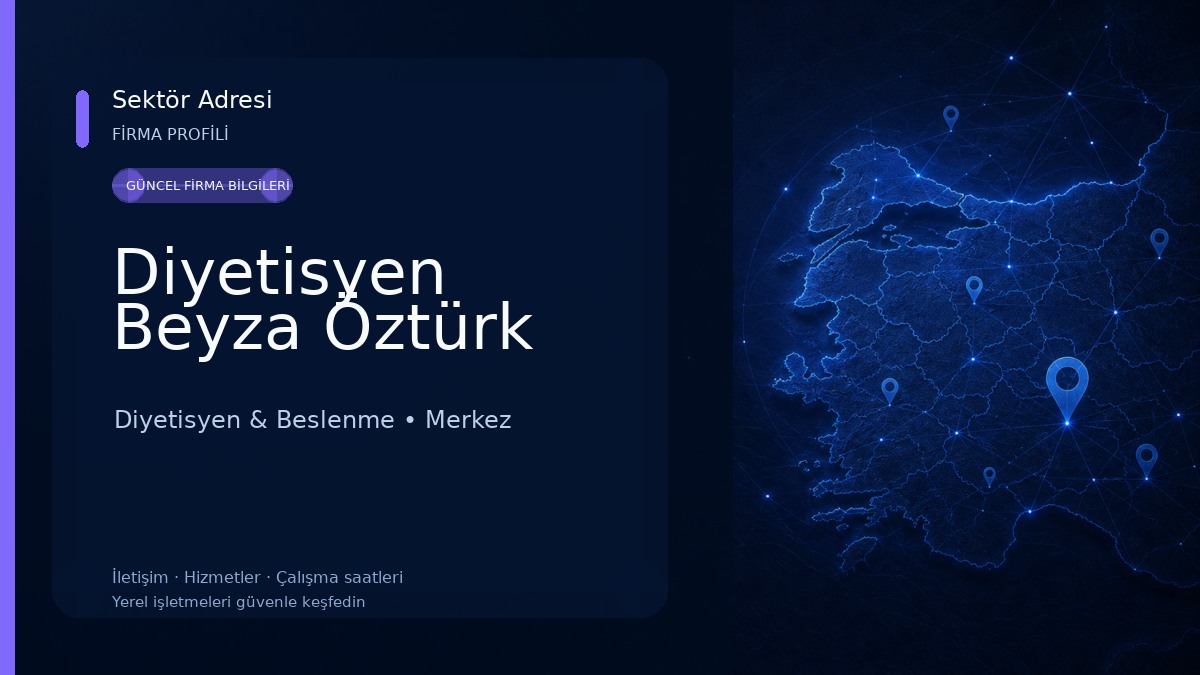 Diyetisyen Beyza Öztürk Diyetisyen & Beslenme