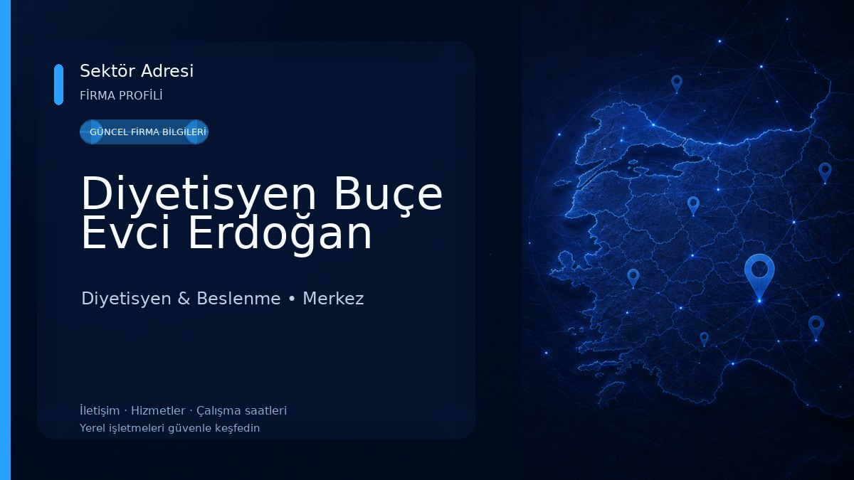 Diyetisyen Buçe Evci Erdoğan Diyetisyen & Beslenme