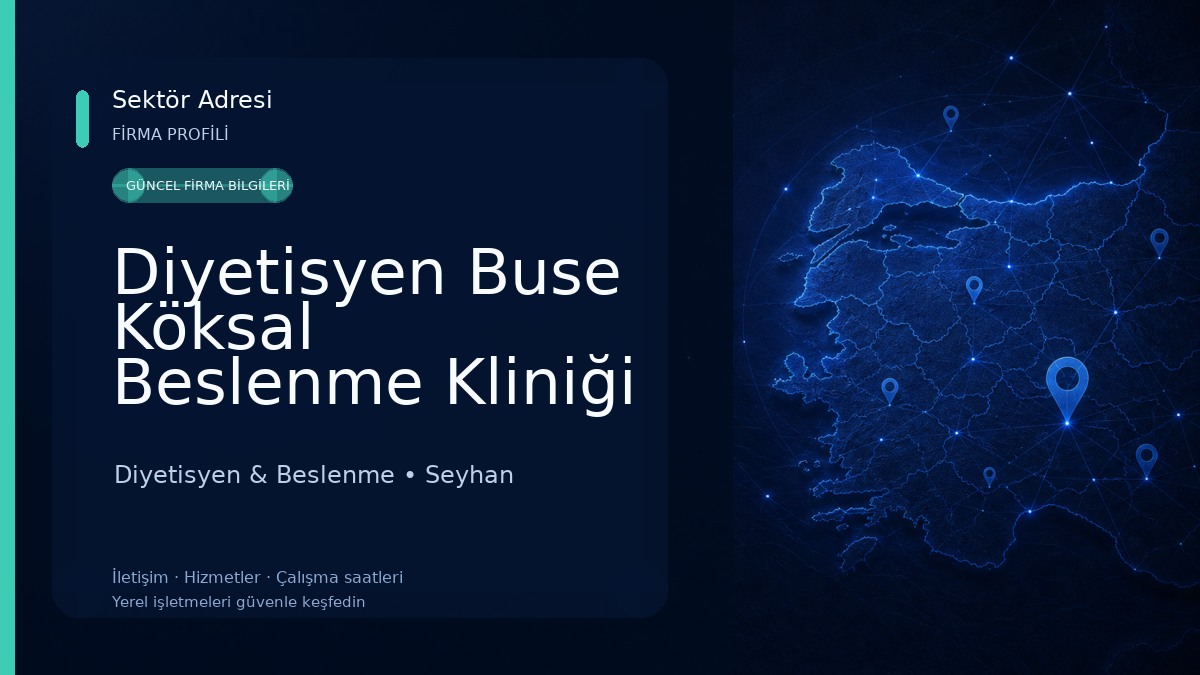 Diyetisyen Buse Köksal Beslenme Kliniği Diyetisyen & Beslenme