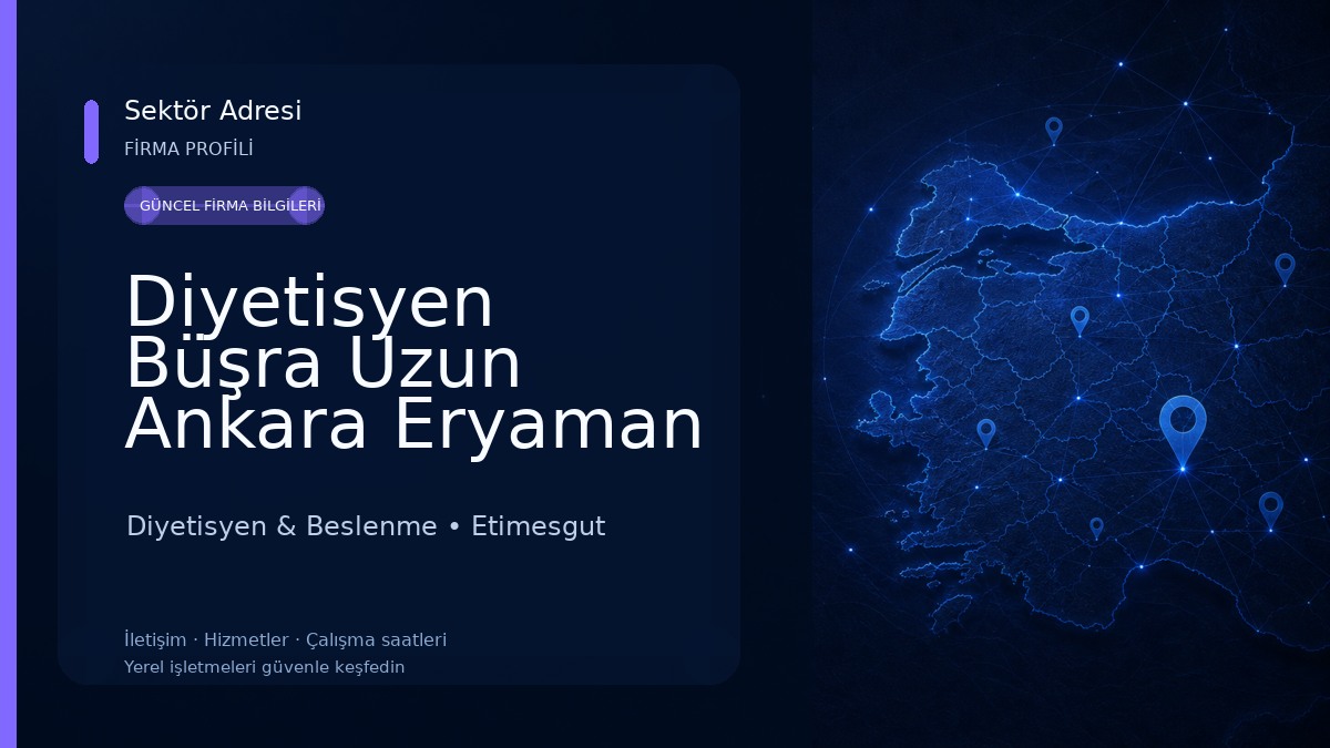 Diyetisyen Büşra Uzun Ankara Eryaman diyetisyenledenge Diyetisyen & Beslenme