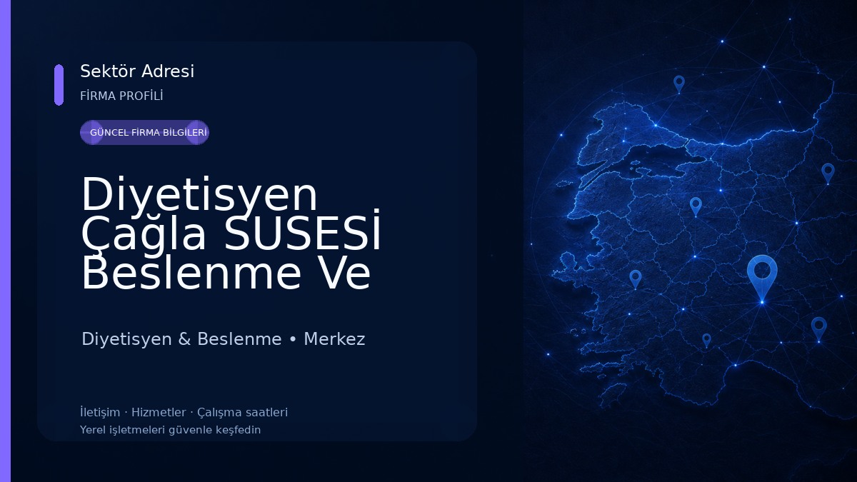 Diyetisyen Çağla SUSESİ Beslenme Ve Diyet Danışmanlık Merkezi Diyetisyen & Beslenme