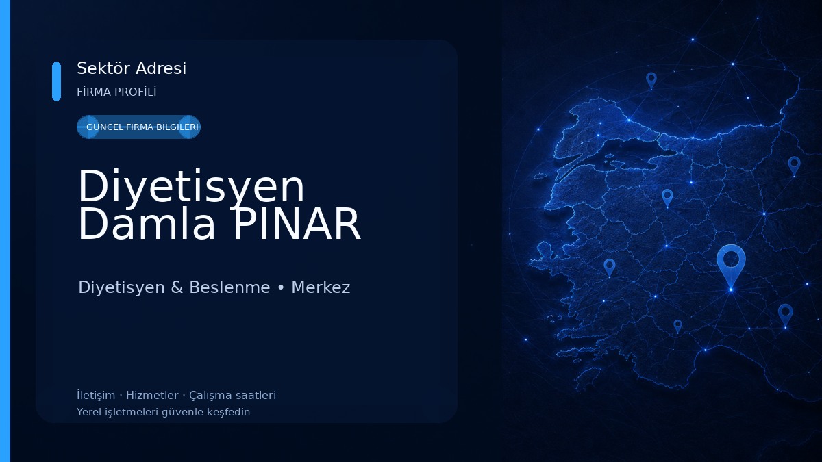Diyetisyen Damla PINAR Diyetisyen & Beslenme