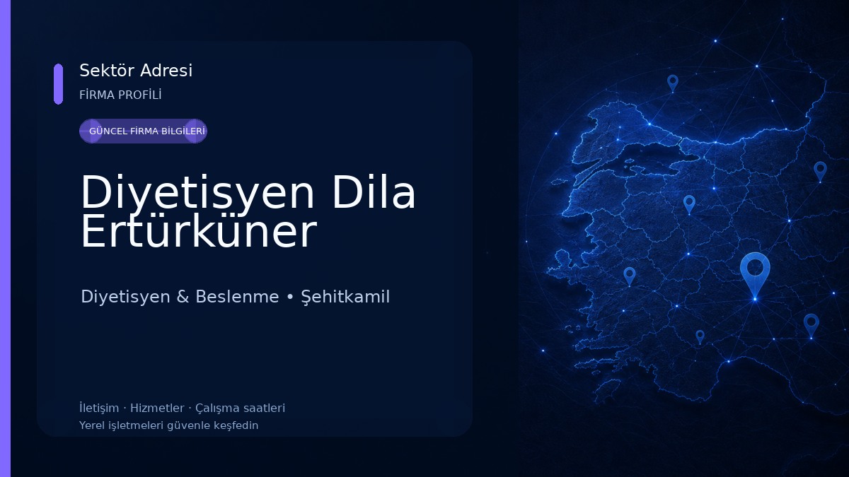 Diyetisyen Dila Ertürküner Diyetisyen & Beslenme