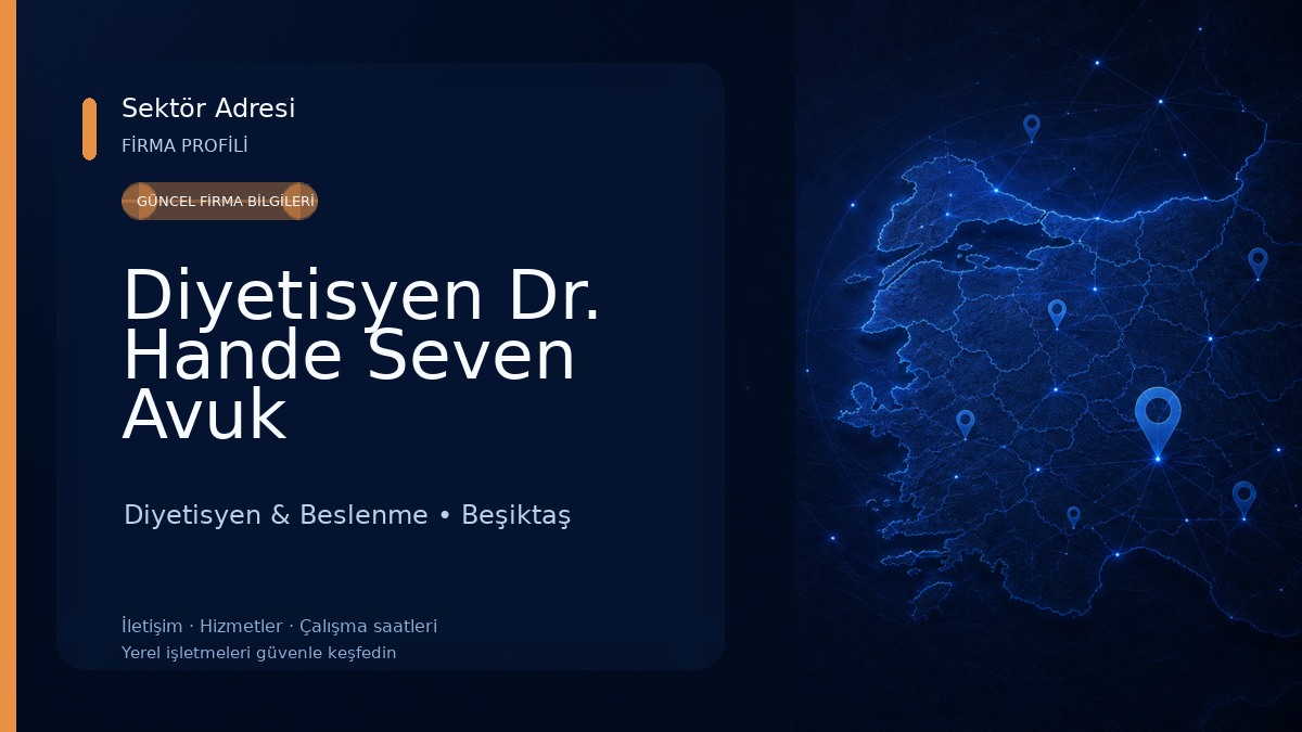 Diyetisyen Dr. Hande Seven Avuk Diyetisyen & Beslenme