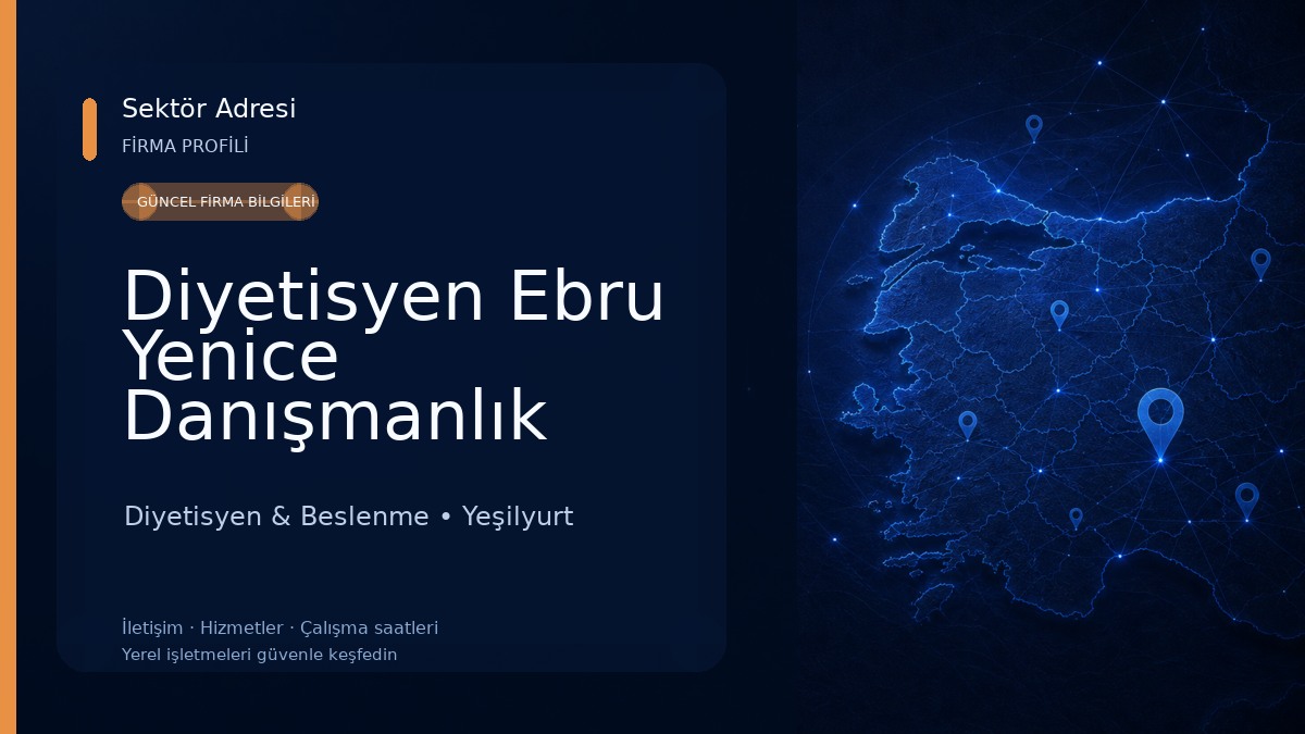 Diyetisyen Ebru Yenice Danışmanlık Merkezi 