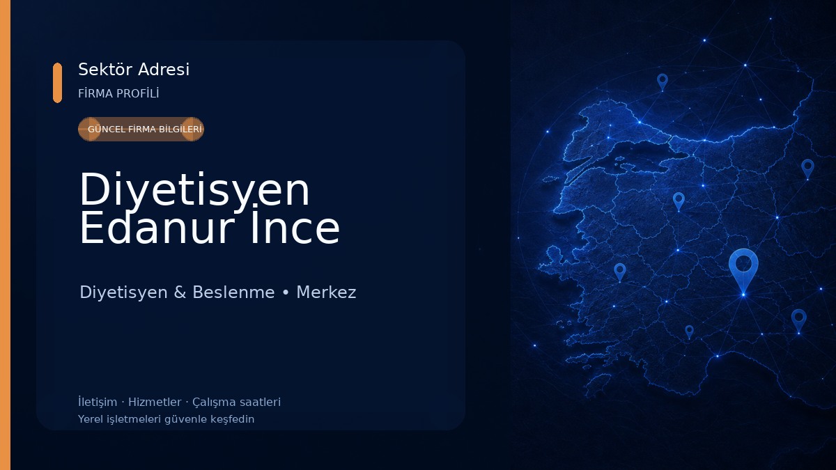 Diyetisyen Edanur İnce Diyetisyen & Beslenme