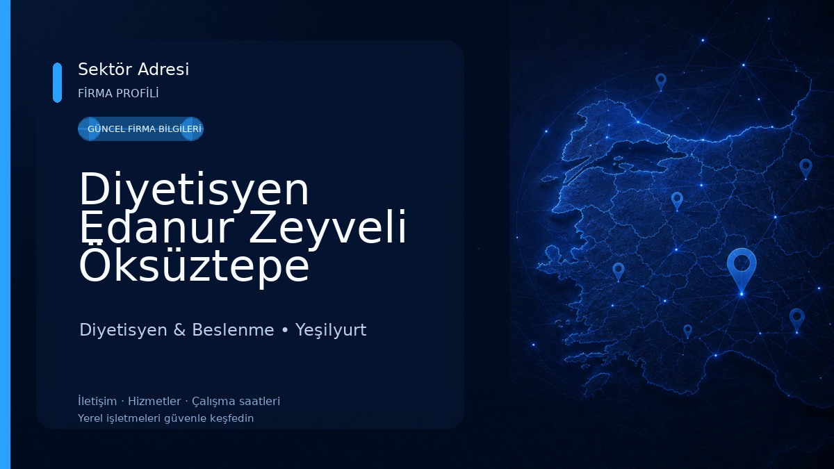 Diyetisyen Edanur Zeyveli Öksüztepe Diyetisyen & Beslenme