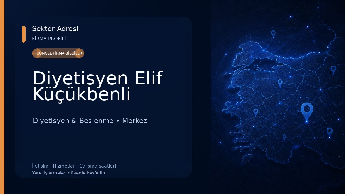 Diyetisyen Elif Küçükbenli Diyetisyen & Beslenme