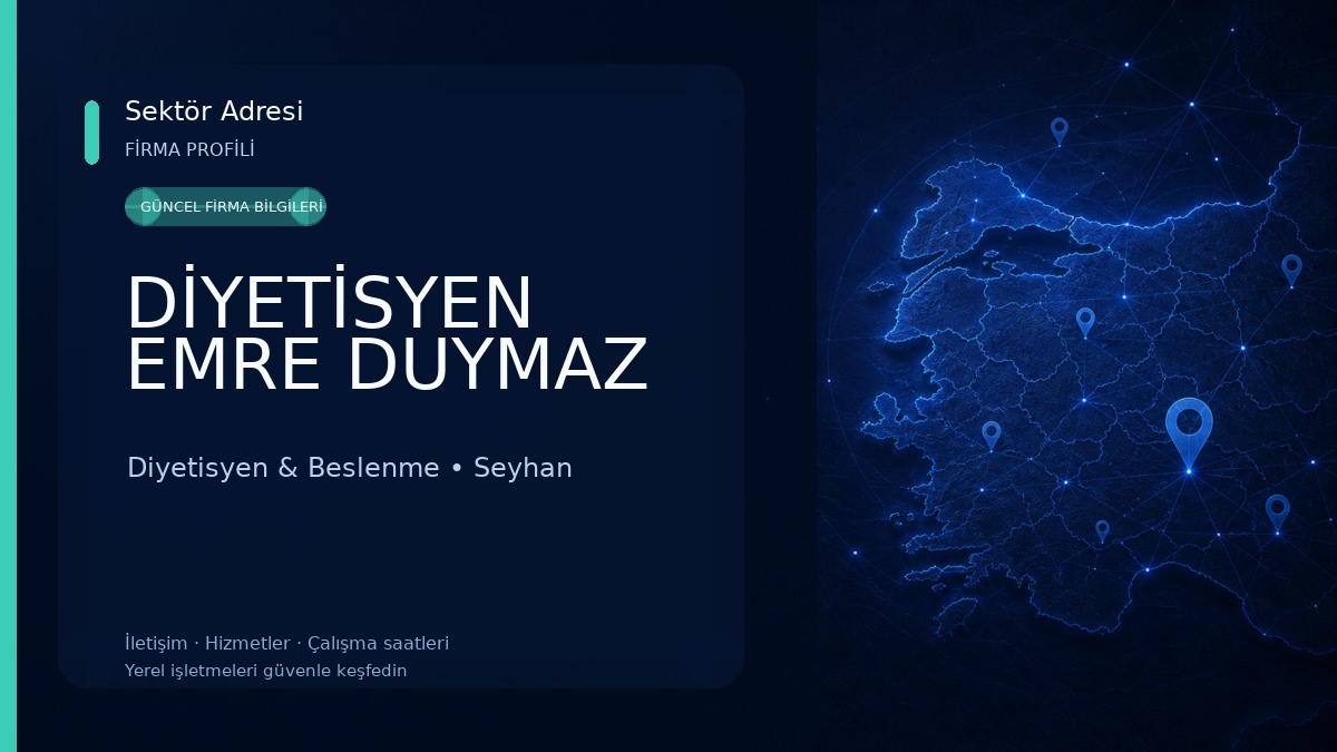 DİYETİSYEN EMRE DUYMAZ Diyetisyen & Beslenme