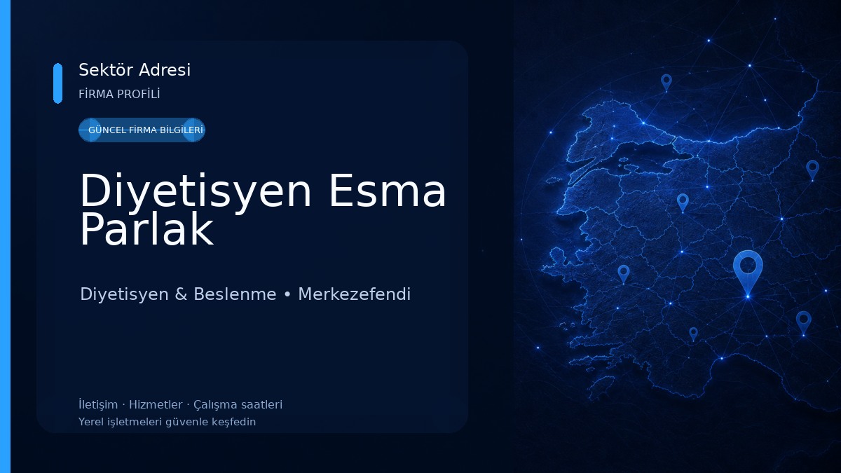 Diyetisyen Esma Parlak