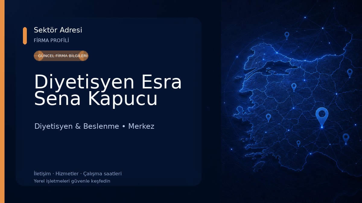 Diyetisyen Esra Sena Kapucu Diyetisyen & Beslenme