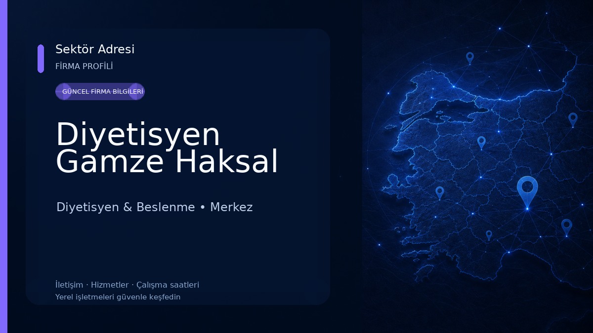 Diyetisyen Gamze Haksal Diyetisyen & Beslenme