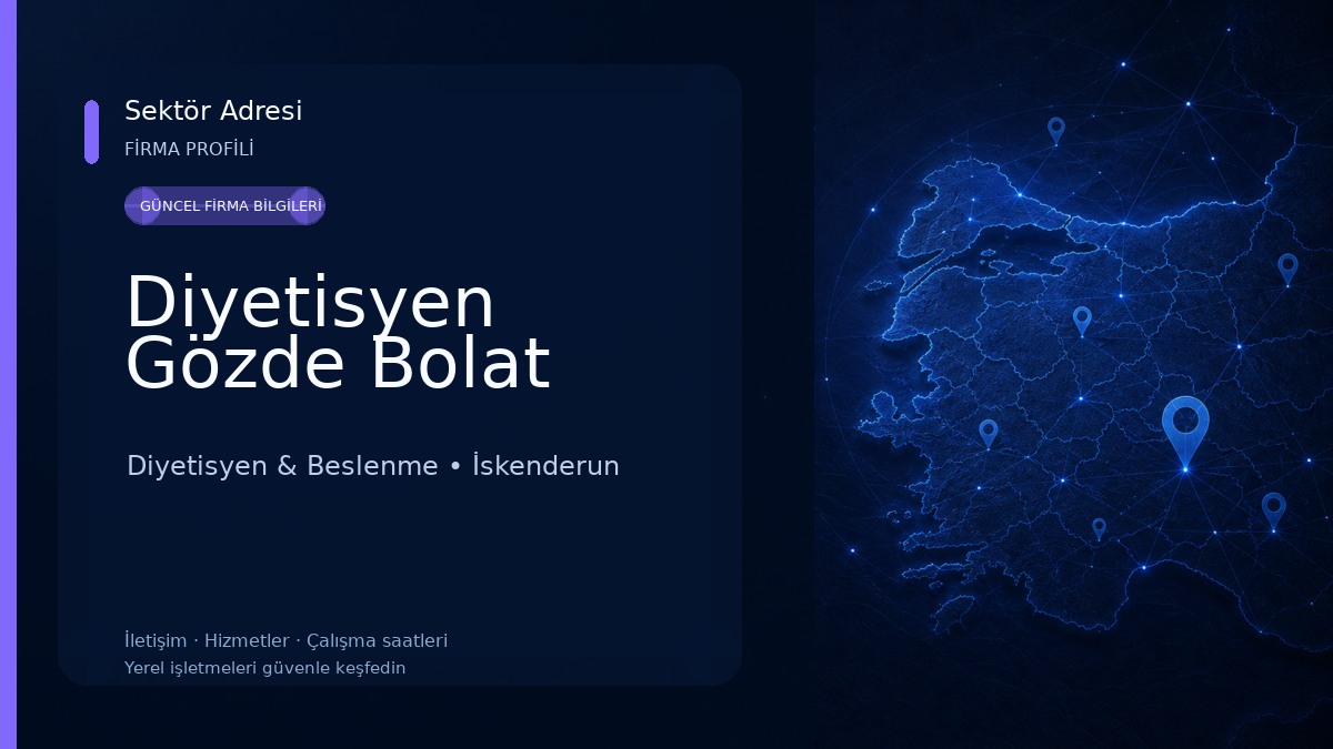 Diyetisyen Gözde Bolat Diyetisyen & Beslenme