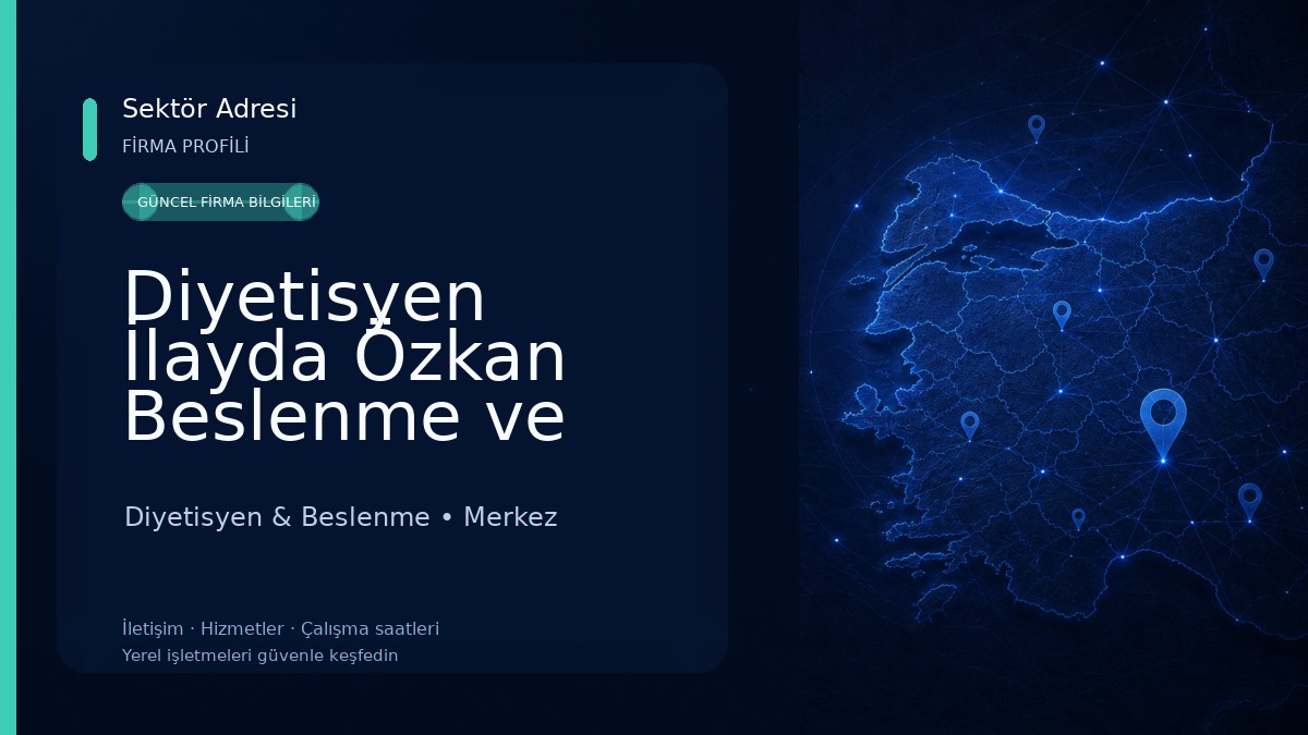 Diyetisyen İlayda Özkan Beslenme ve Diyet Kliniği