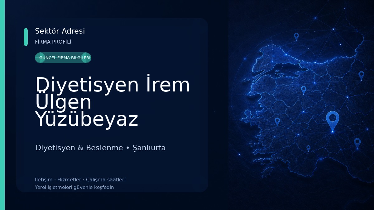 Diyetisyen İrem Ülgen Yüzübeyaz Diyetisyen & Beslenme