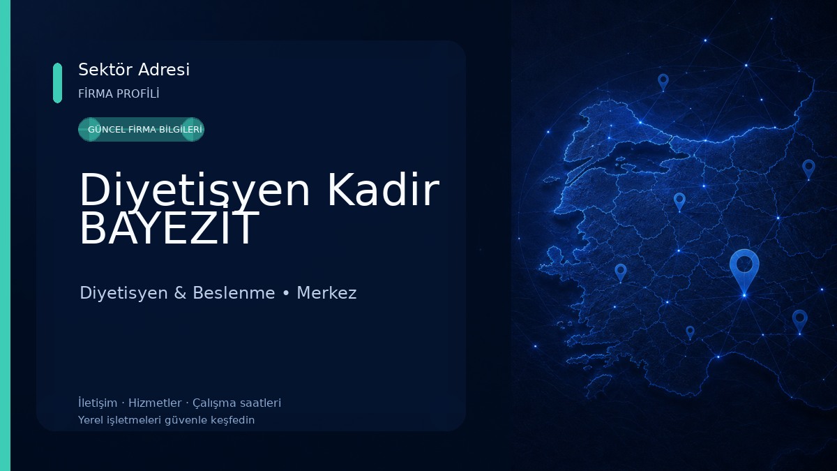 Diyetisyen Kadir BAYEZİT Diyetisyen & Beslenme