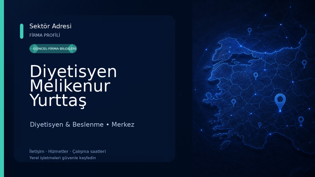 Diyetisyen Melikenur Yurttaş Diyetisyen & Beslenme