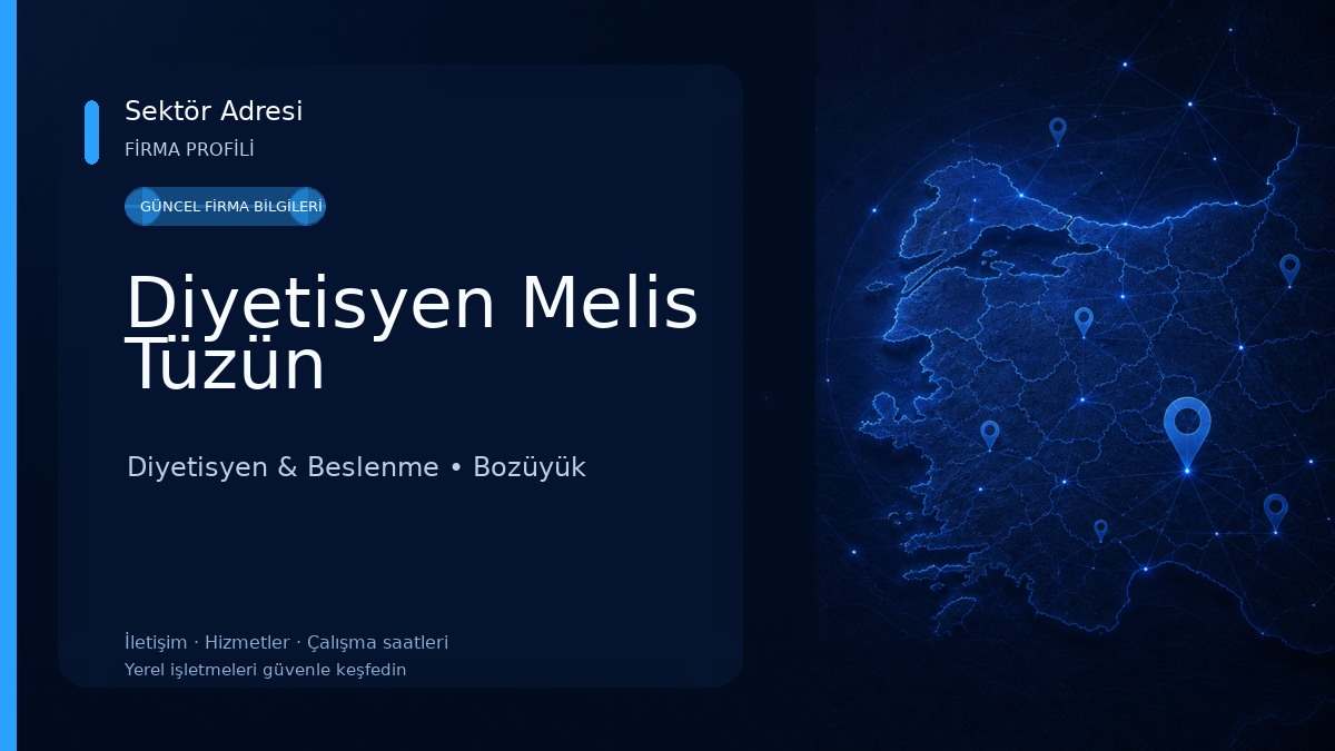 Diyetisyen Melis Tüzün Diyetisyen & Beslenme